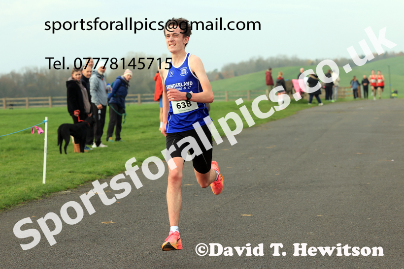 Mens and Womens Under-17s and Under-20s 2025 Heaton Memorial 10k Road Race, Newcastle Town Moor, Sunday, November 9th. Photo: David T. Hewitson/Sports for All Pics